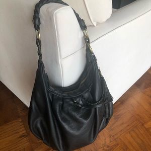 Black Leather Purse